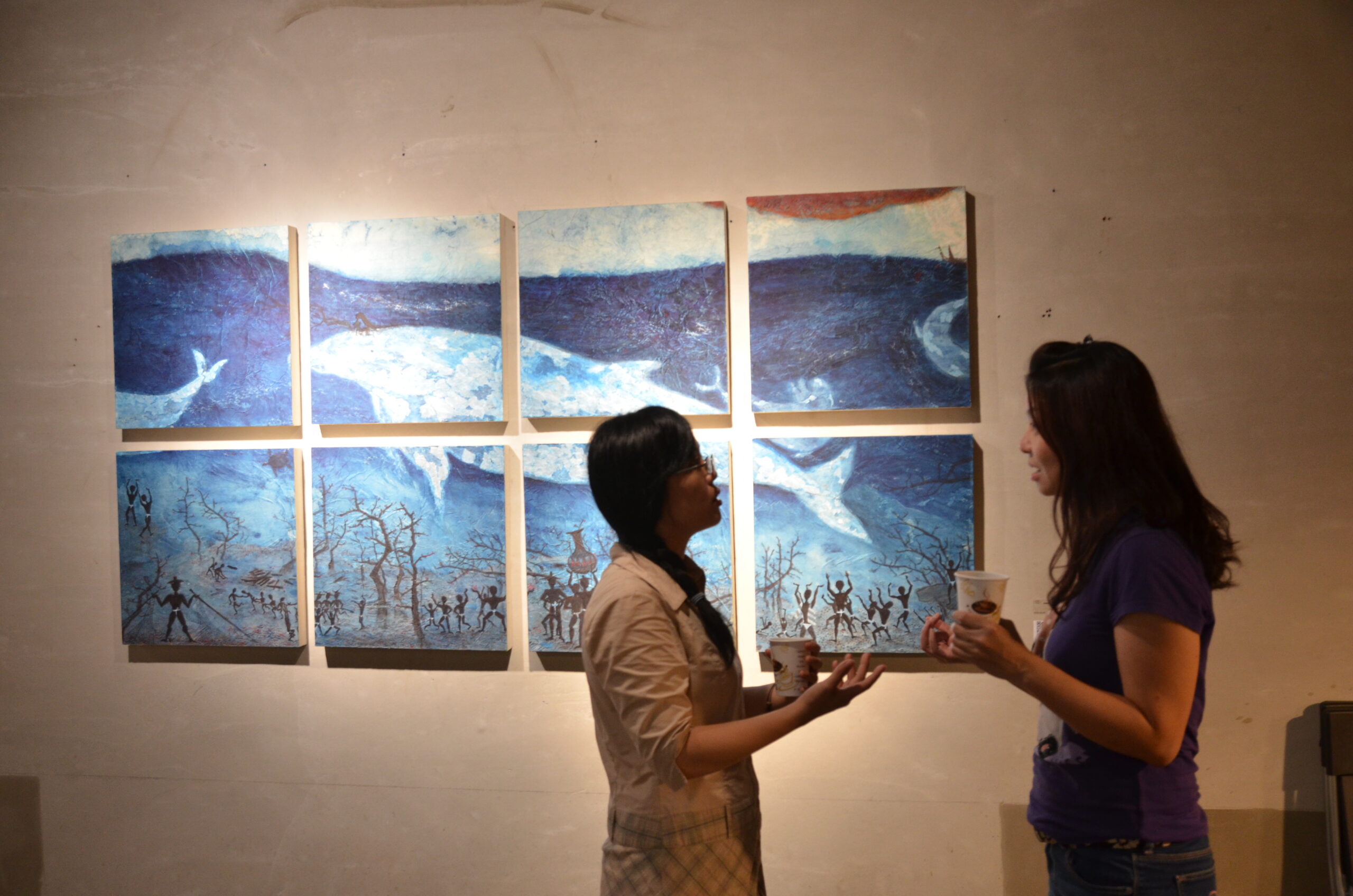 Eastern art meditative painting journey preview